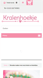 Mobile Screenshot of kralenhoekje.nl